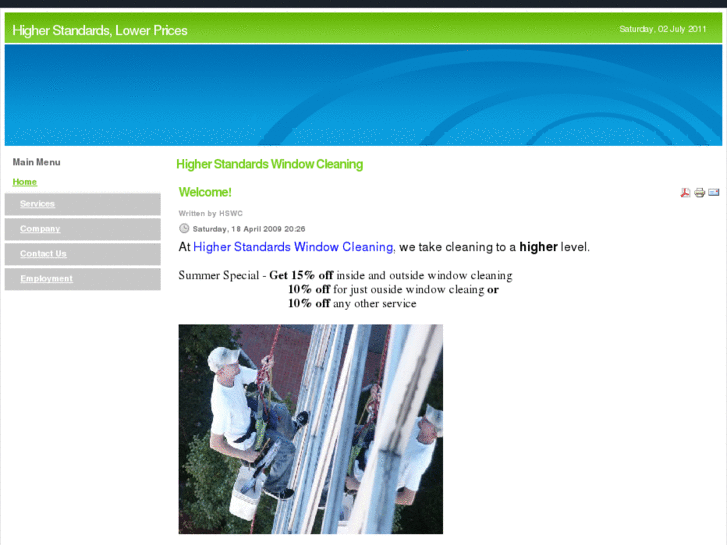 www.higherstandardswindowcleaning.com