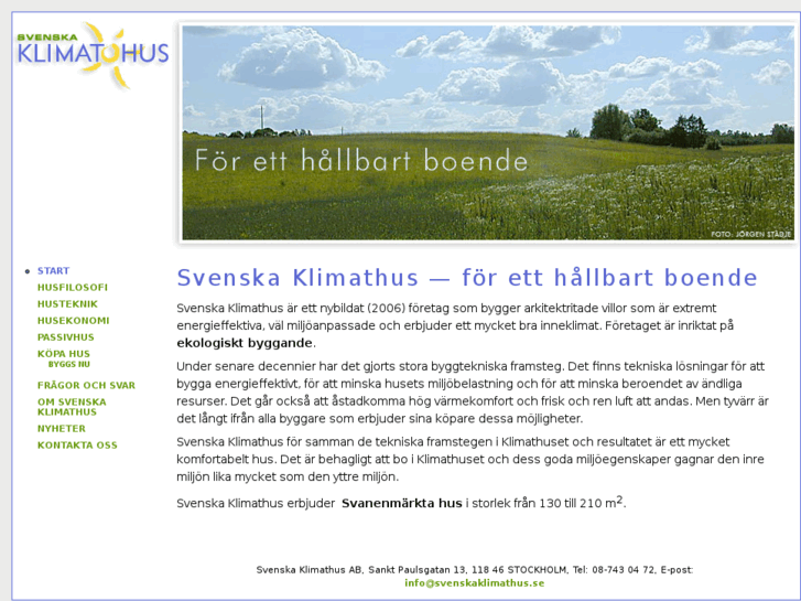 www.svenskaklimathus.se