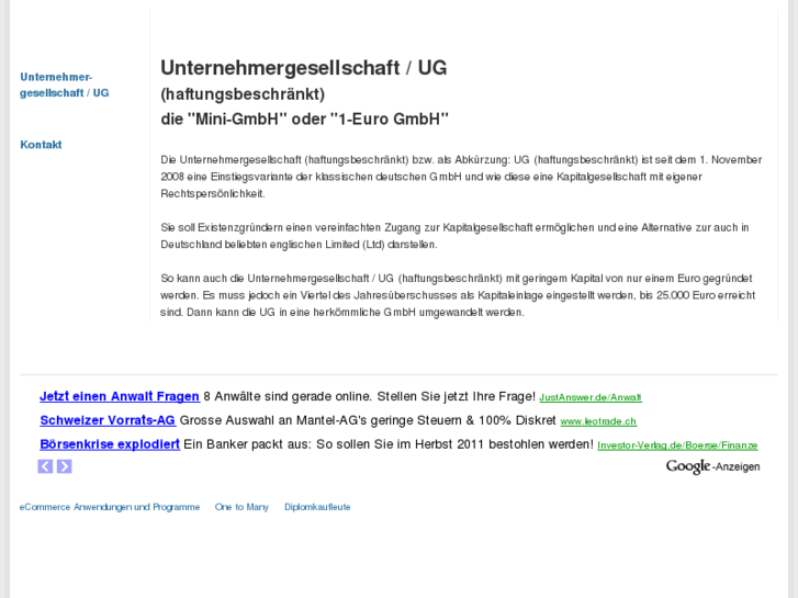 www.unternehmergesellschaft-ug.de