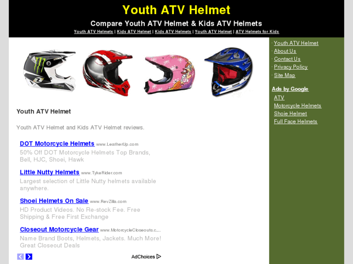 www.youthatvhelmets.org