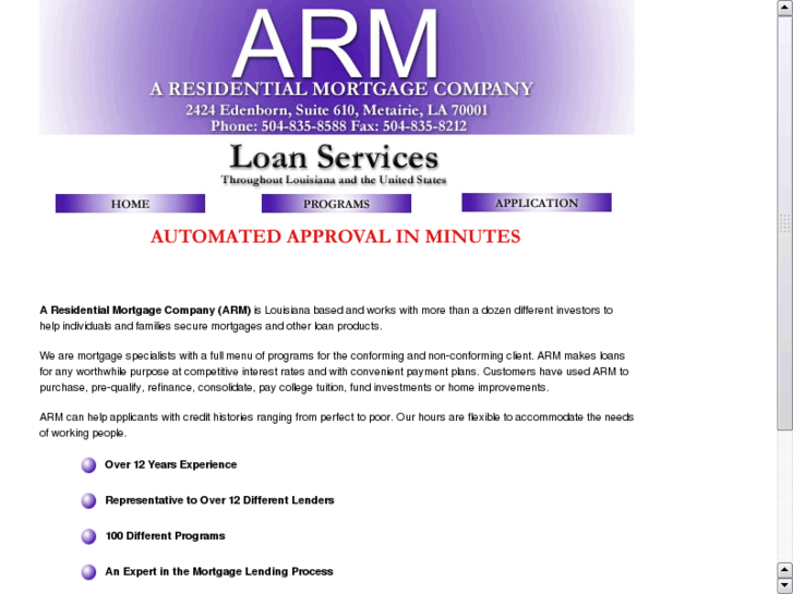 www.armmortgage.com