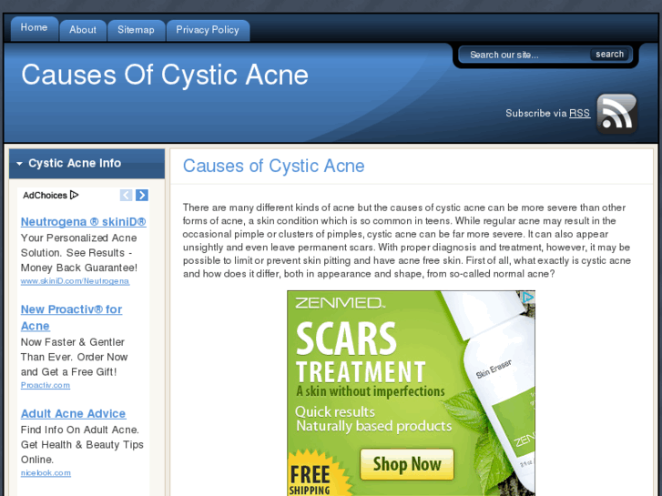 www.causesofcysticacne.com