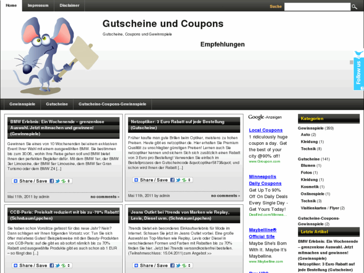 www.gutscheine-und-coupons.de