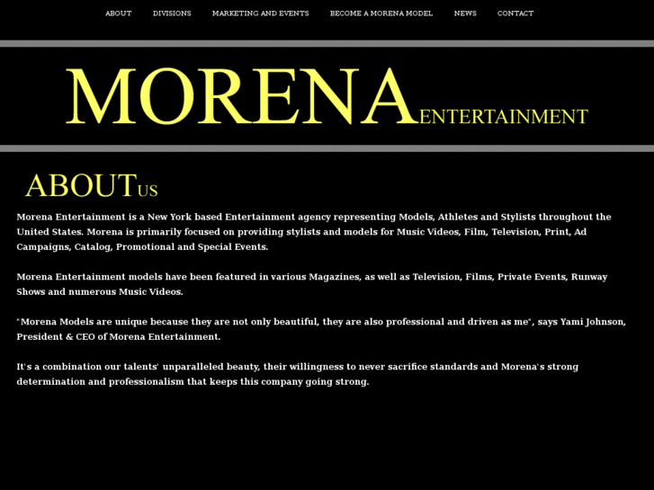 www.morena-entertainment.com