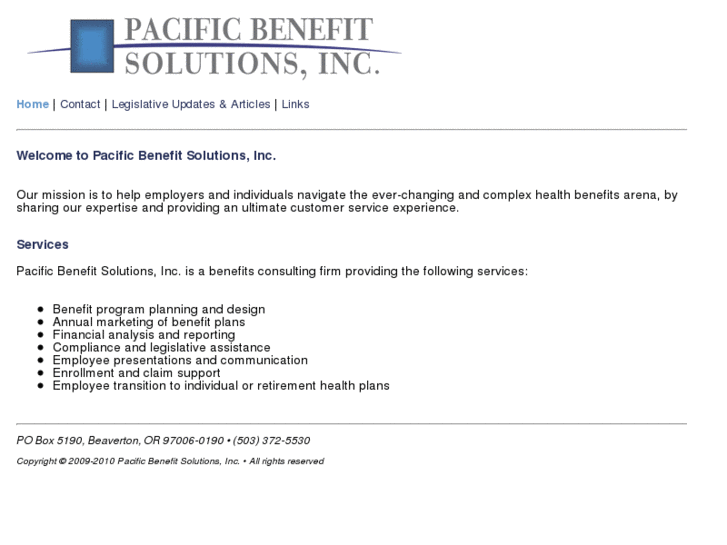 www.pacificbenefitsolutions.com