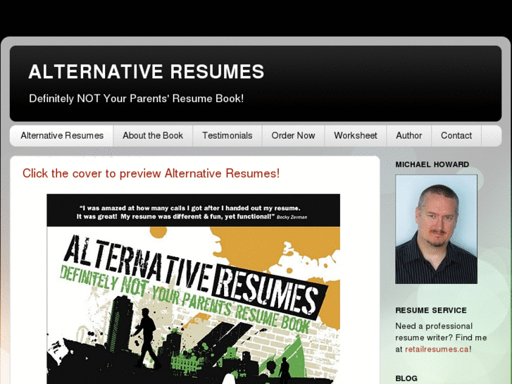 www.alternativeresumes.com