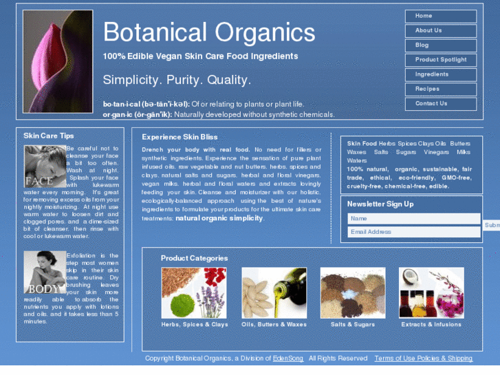 www.botanicalorganics.com