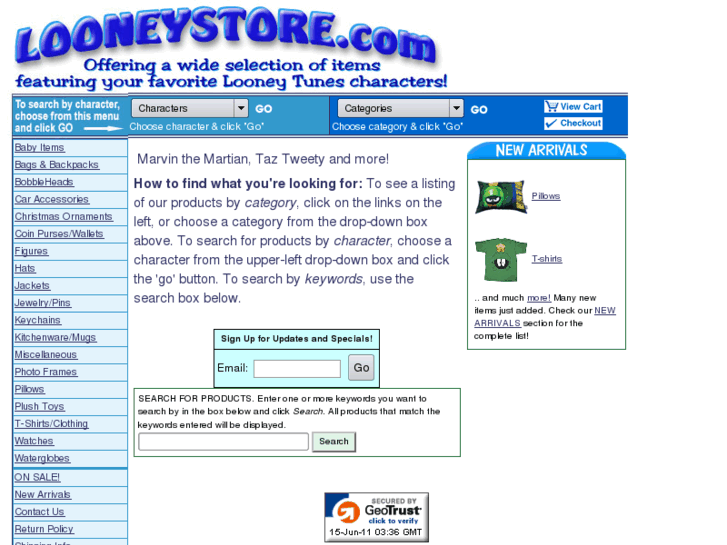 www.looneystore.com