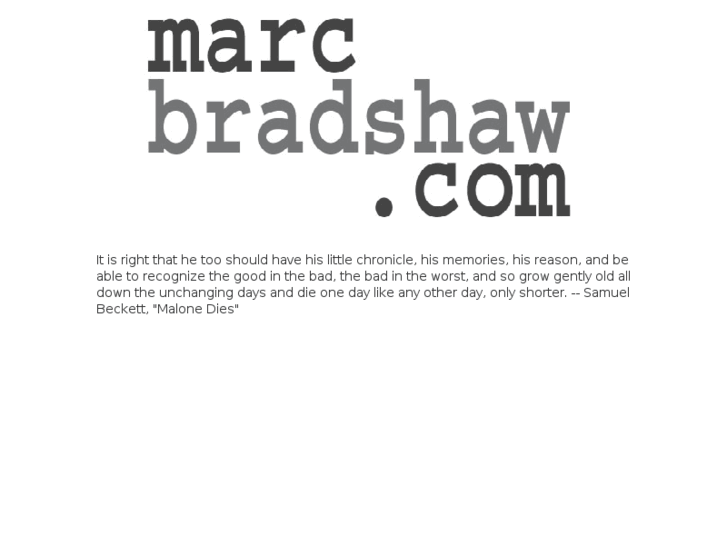 www.marcbradshaw.com