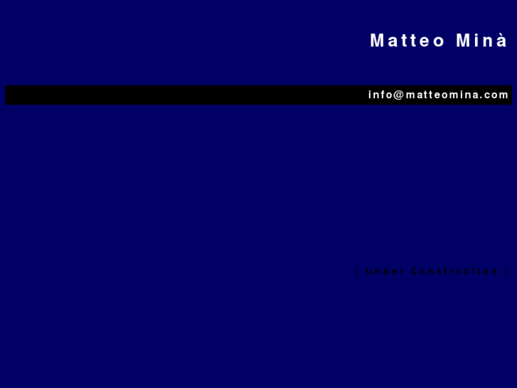 www.matteomina.com