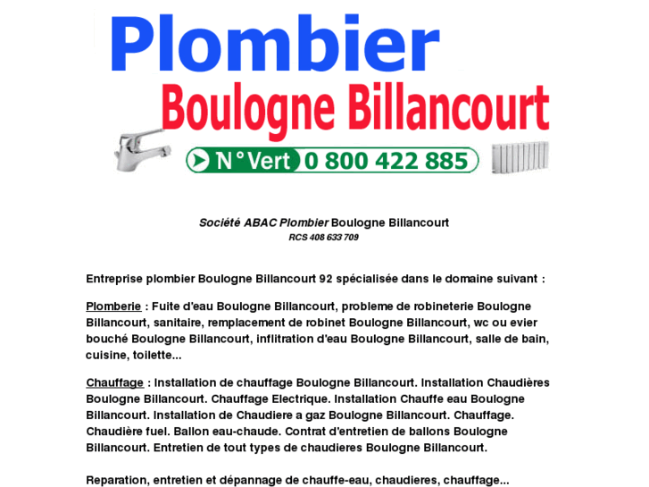 www.plombier-boulogne-billancourt.com