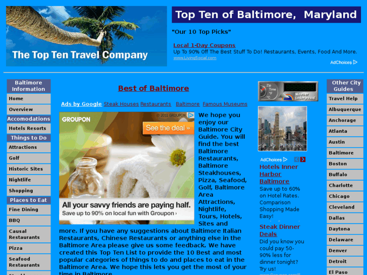 www.toptenofbaltimore.com