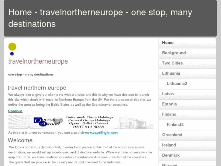 www.travelnortherneurope.co.uk