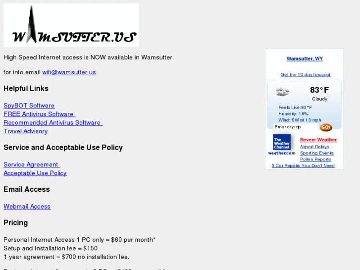 www.wamsutter.net