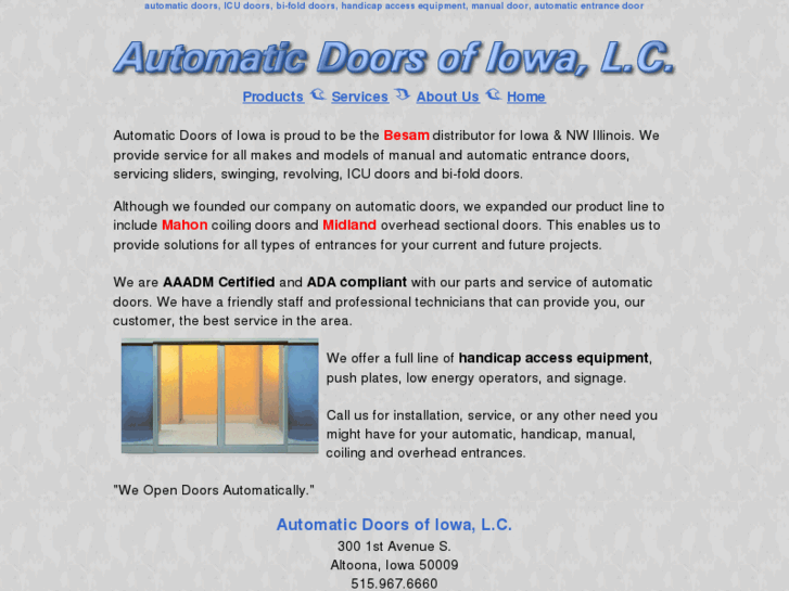 www.automaticdoorsofiowa.com