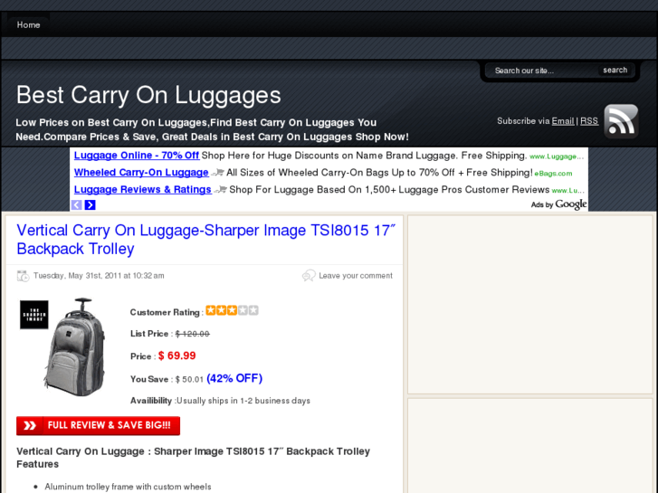 www.bestcarryonluggages.com