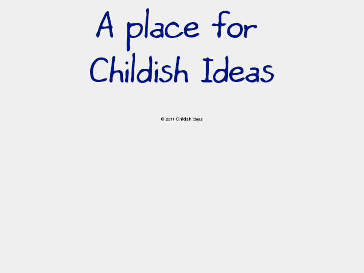 www.childishideas.com