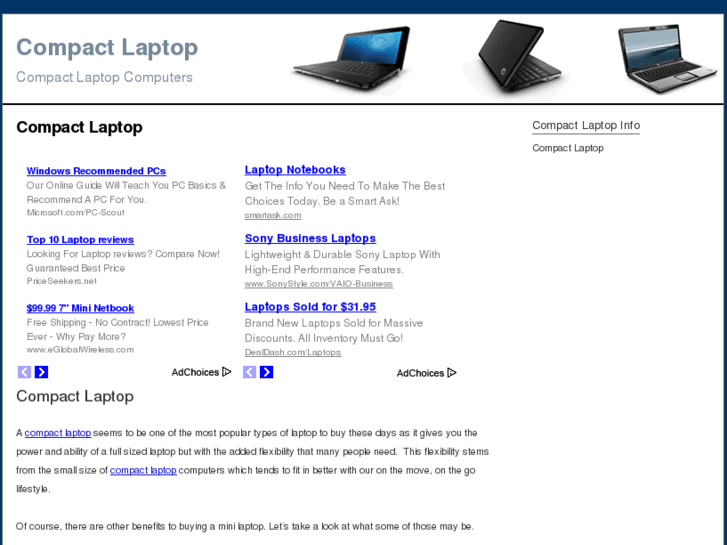 www.compactlaptop.net