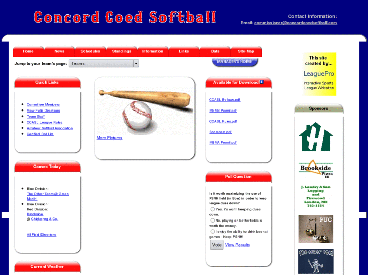 www.concordcoedsoftball.com