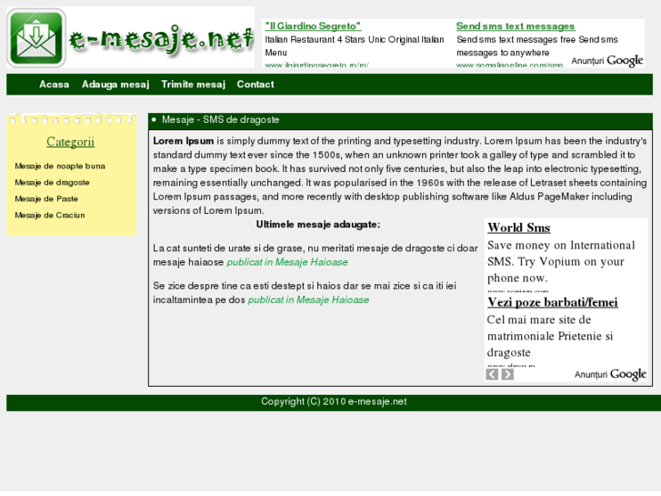 www.e-mesaje.net