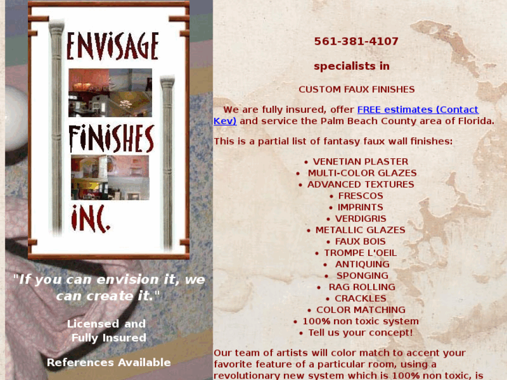 www.envisagefinishes.com