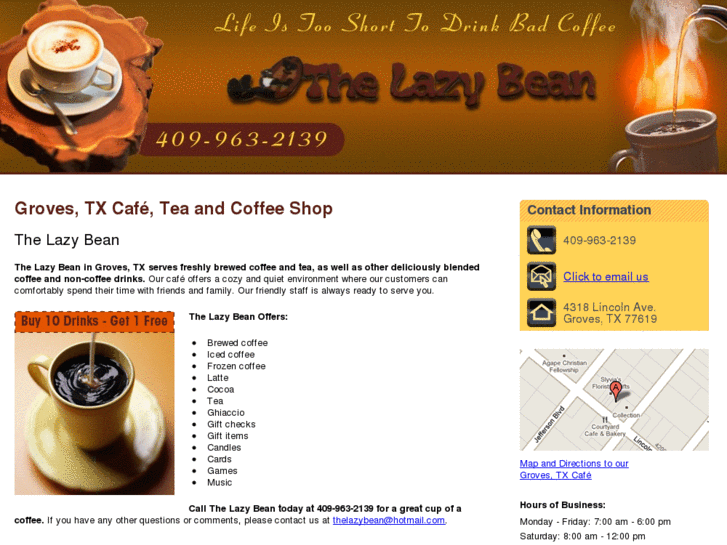 www.lazybeancoffee.com