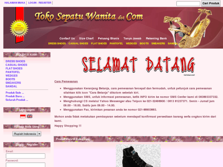 www.tokosepatuwanita.net