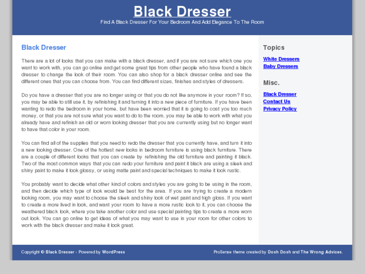 www.blackdresser.org