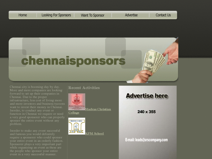 www.chennaisponsors.com
