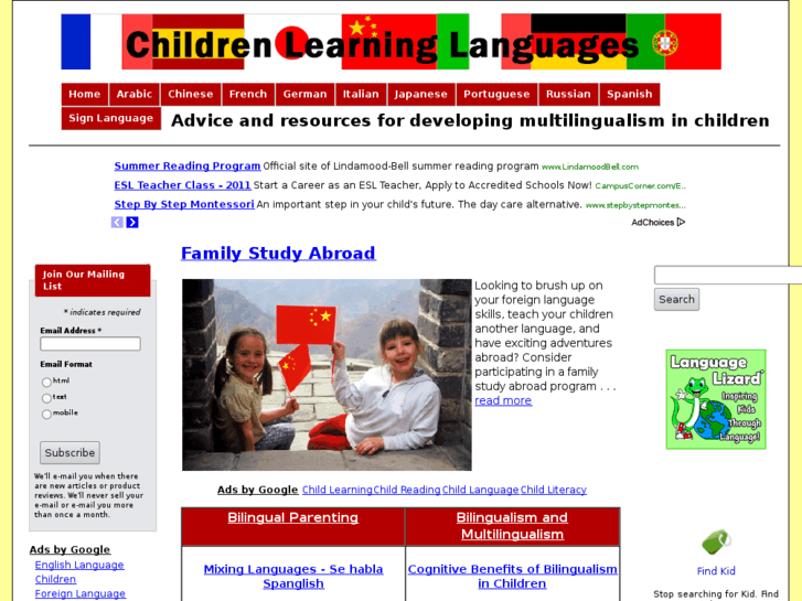 www.childrenlearninglanguages.com