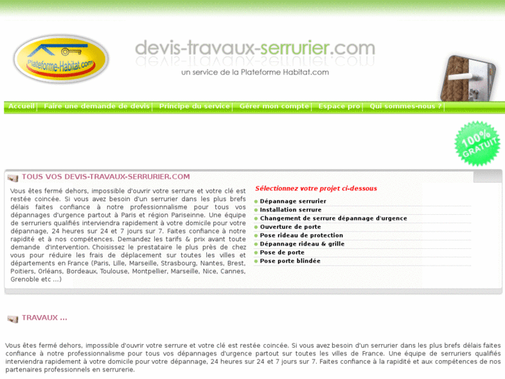 www.devis-travaux-serrurier.com