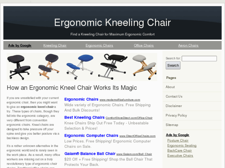 www.ergonomic-kneeling-chairs.com