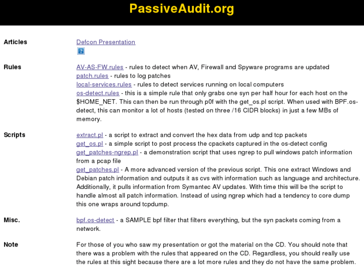 www.passiveaudit.com