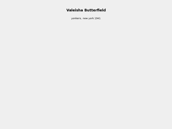 www.valeishabutterfield.com