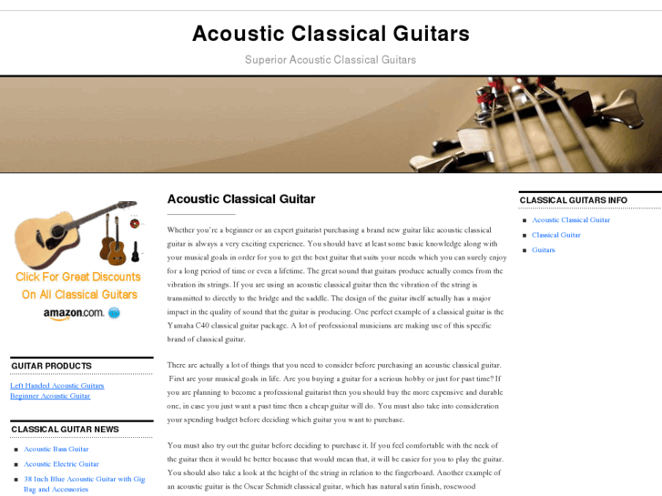 www.acousticclassicalguitar.net