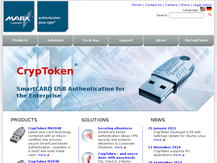 marx cryptoken usb token