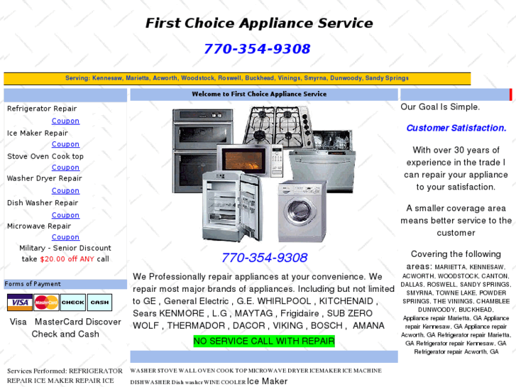 www.firstchoiceapplianceservice.com