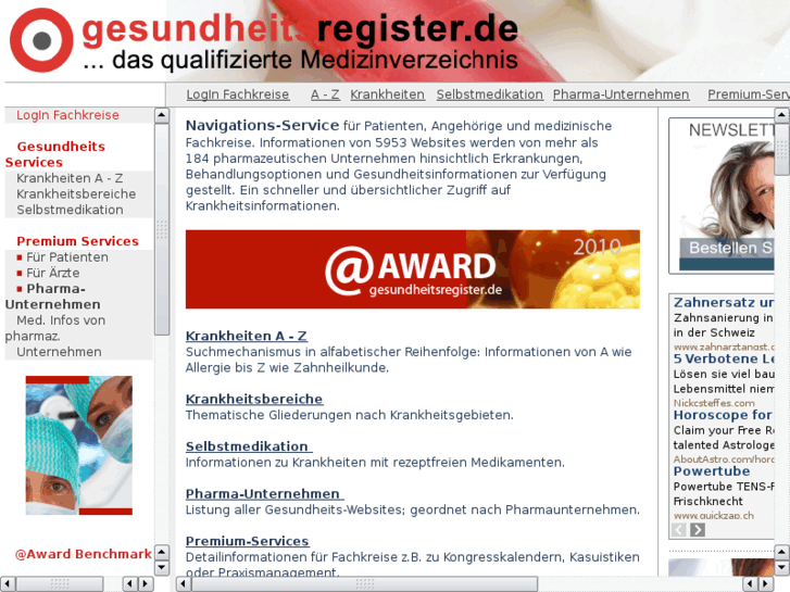 www.gesundheitsregister.de