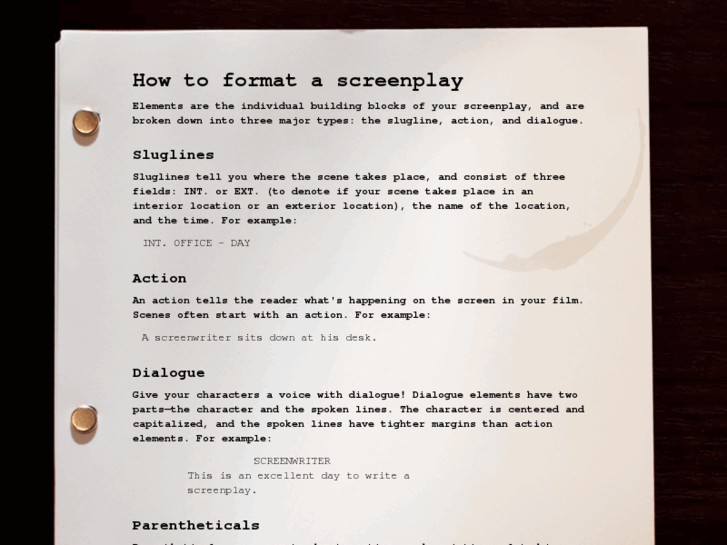 www.howtoformatascreenplay.com