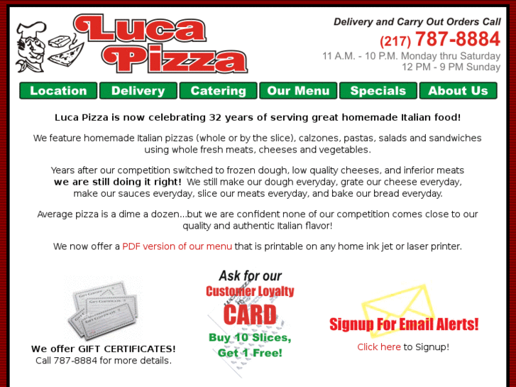 www.lucaspizza.net