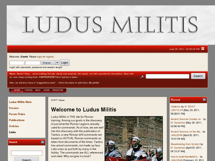 www.ludusmilitis.org