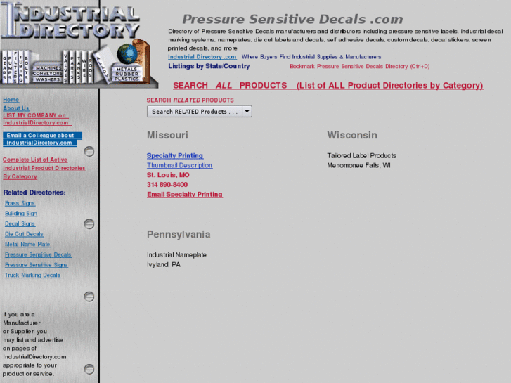 www.pressuresensitivedecals.com