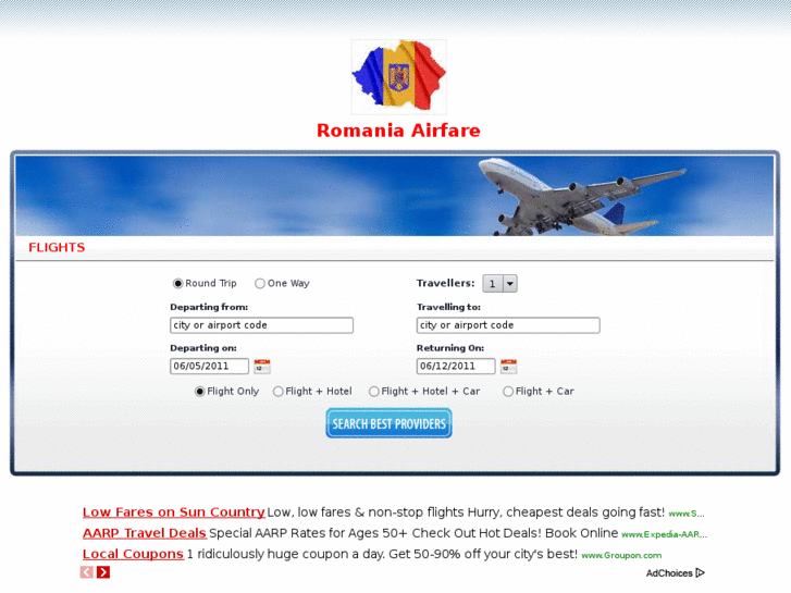 www.romaniaairfare.com