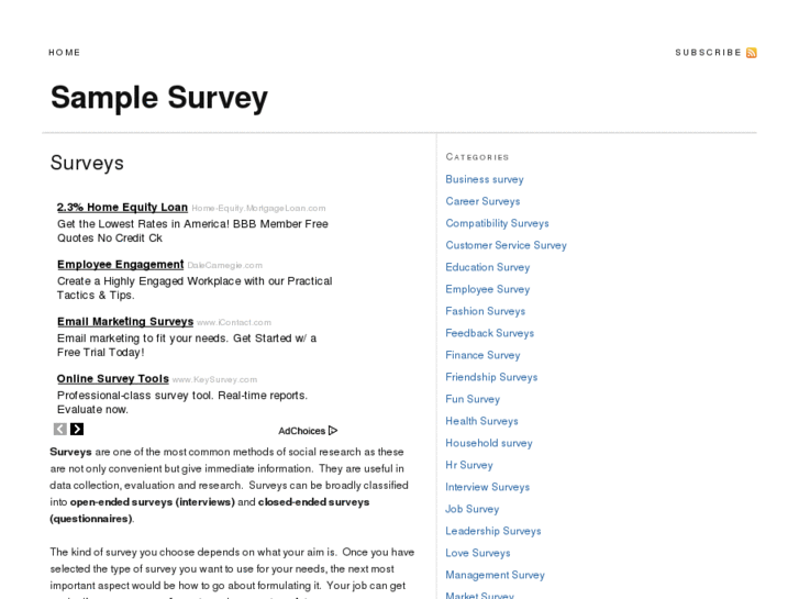 www.samplesurvey.org