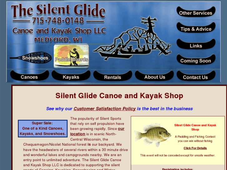 www.silentglidecanoeandkayakshop.com