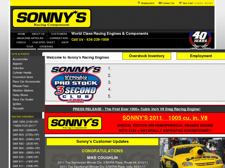 www.sonnysracing.com