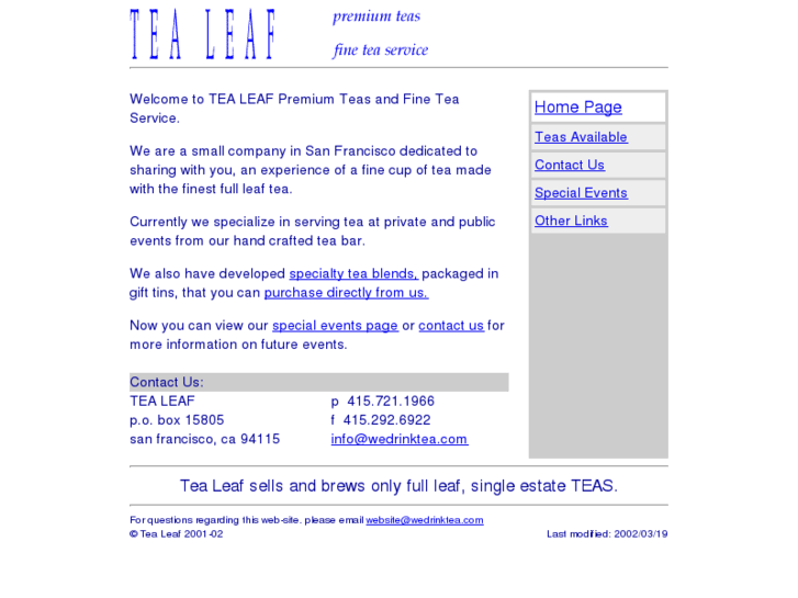 www.tealeaf.biz