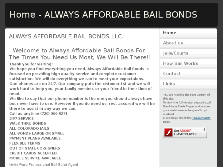 www.alwaysaffordablebailbonds.com