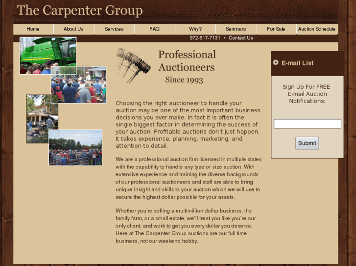 www.carpenterauctions.com