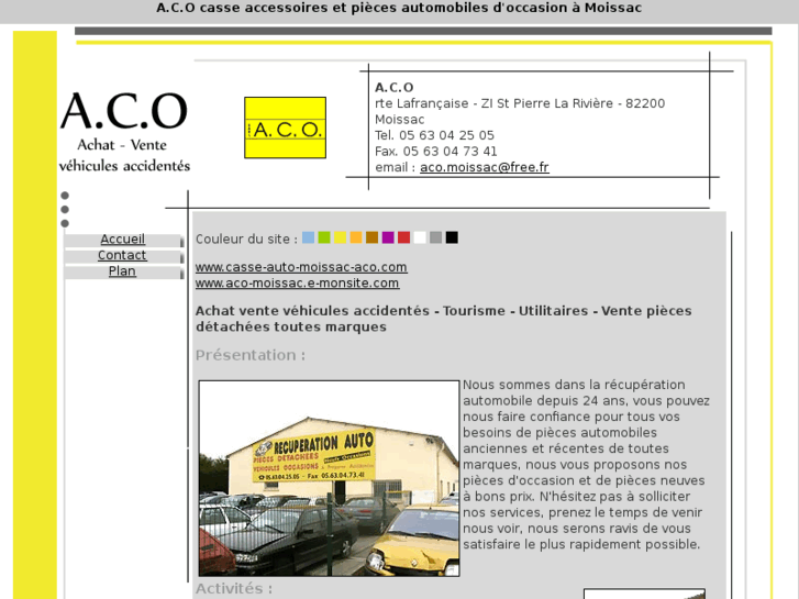 www.casse-auto-moissac-aco.com